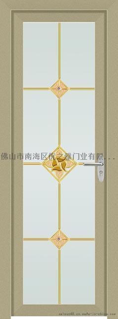 中空防潮钢化玻璃铝合金平开门优之雅卫生间门